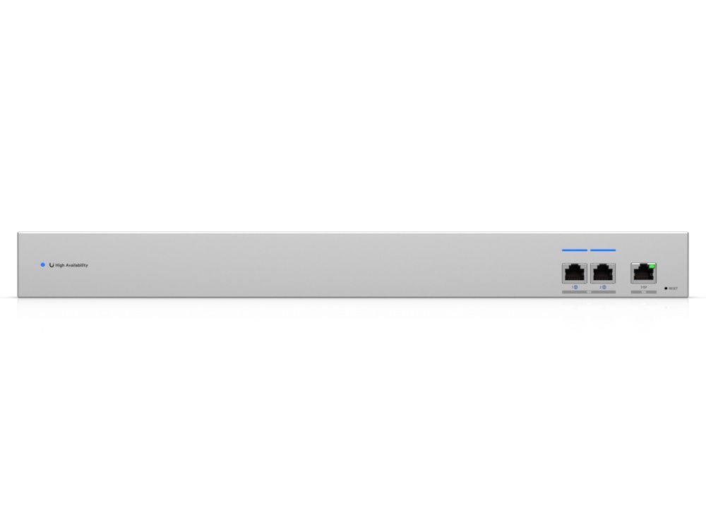 Voorkant van de Ubiquiti UniFi 10G RJ45 WAN Switch (USW-WAN-RJ45)