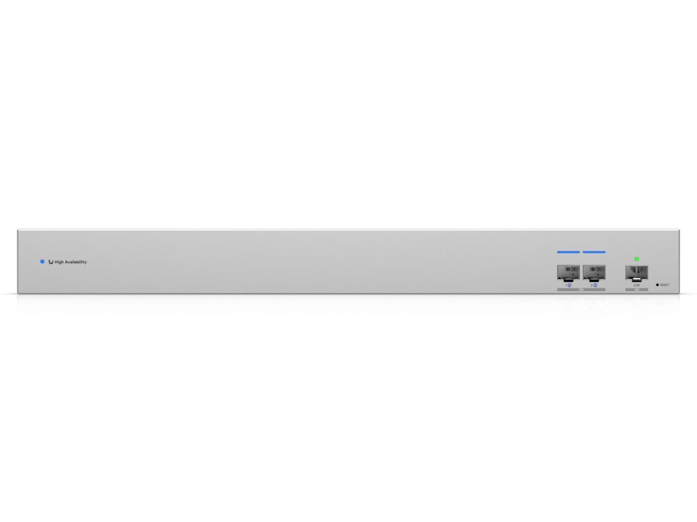 Voorkant van de Ubiquiti UniFi 10G SFP+ WAN Switch (USW-WAN)