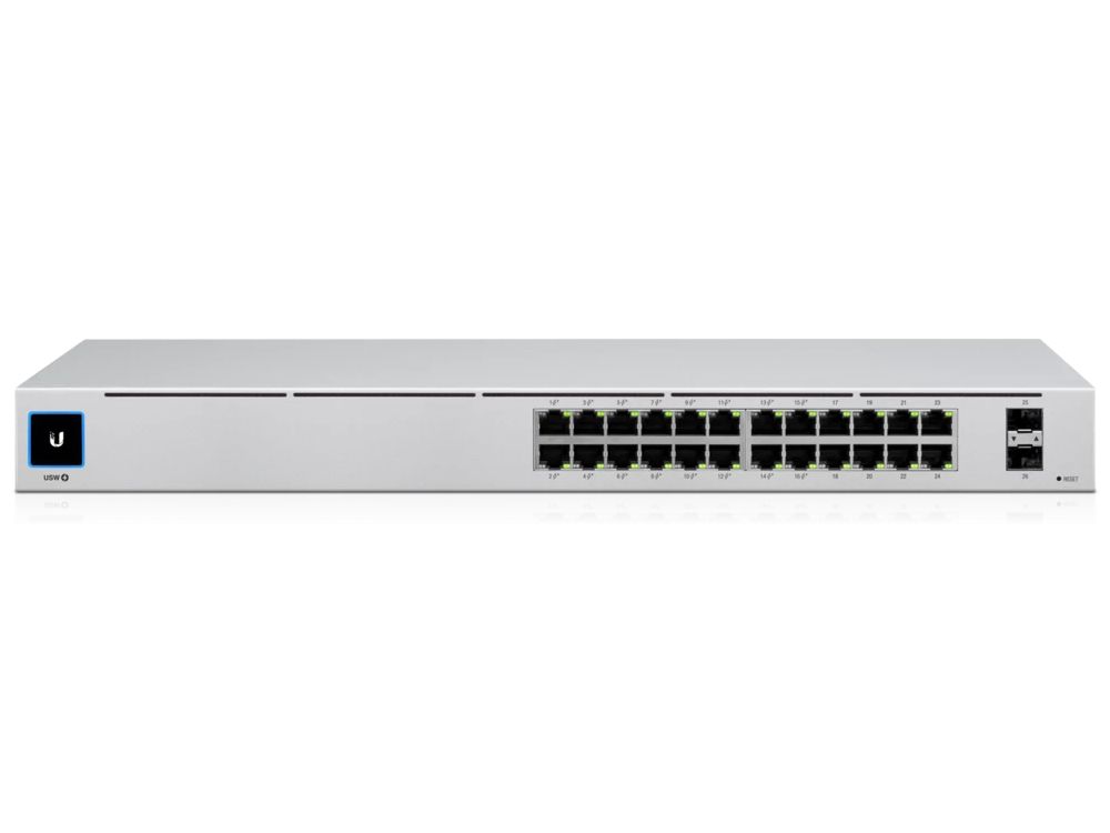 Ubiquiti UniFi USW-24-POE Gen2 24-poorts L2 Managed Gigabit PoE+ Switch ethernetpoorten