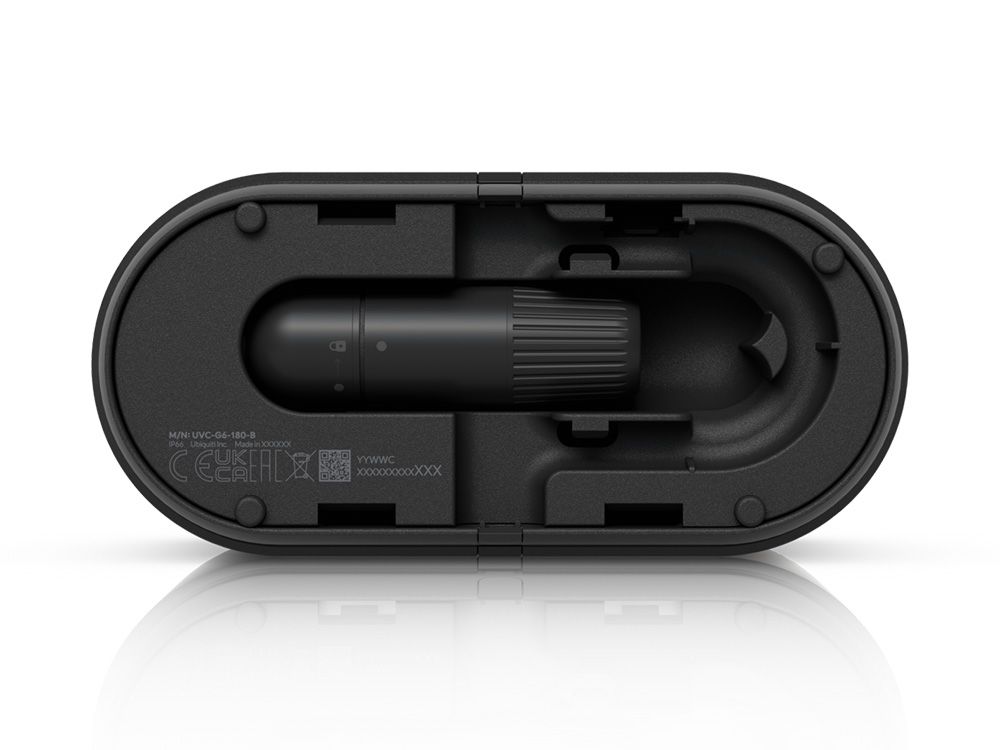 Ubiquiti G6 180 zwart achterkant open