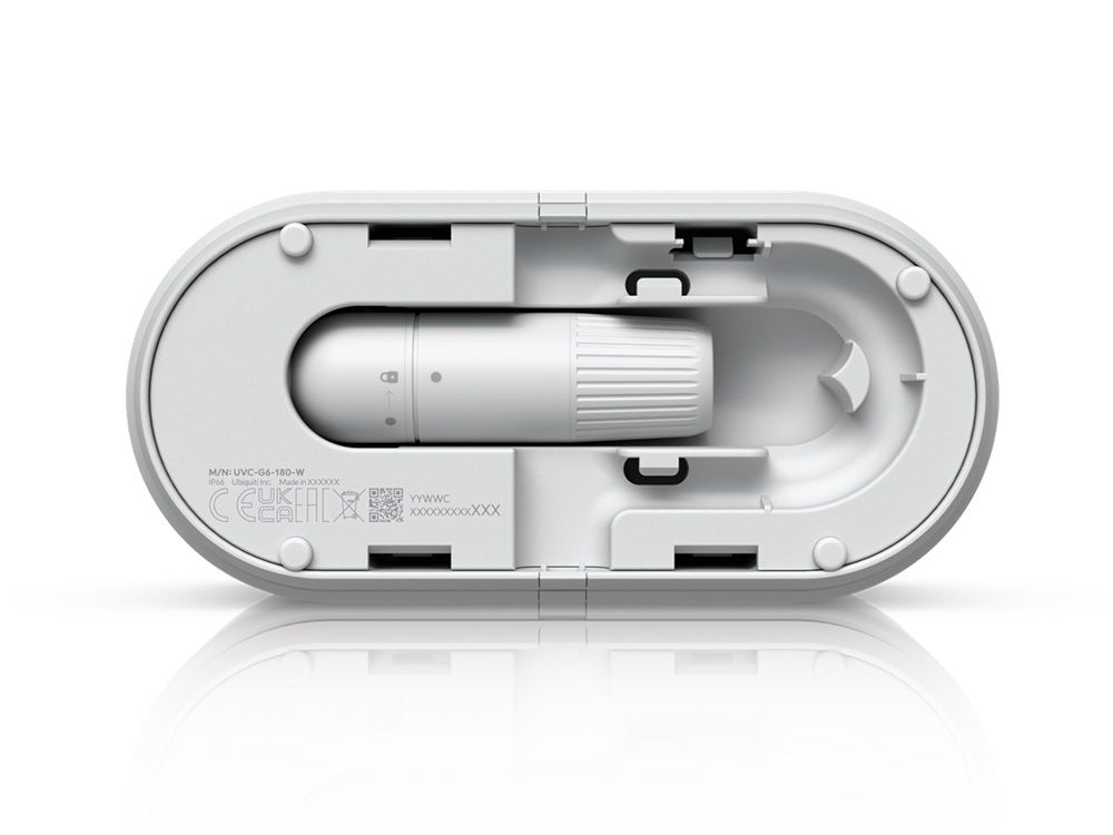 Ubiquiti UVC-G6-180-W achterkant aansluitingen ethernetpoort