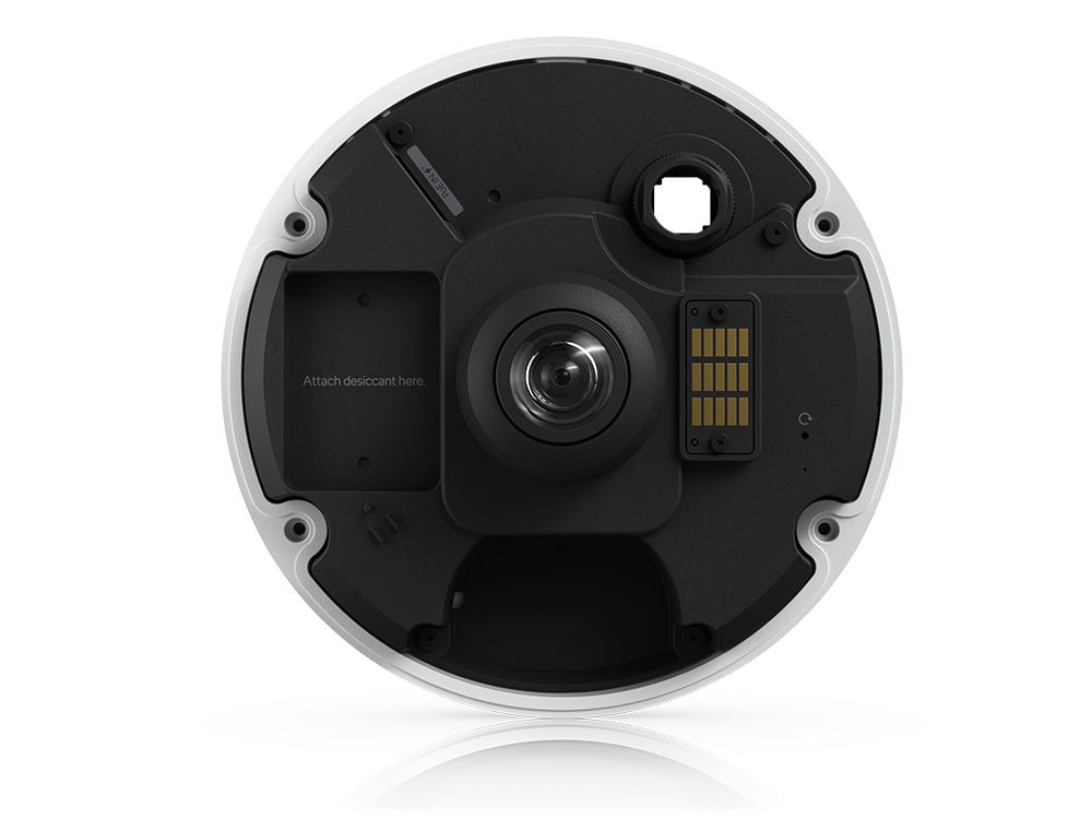 Ubiquiti G6 Pro 360 wit binnenkant aansluitingen