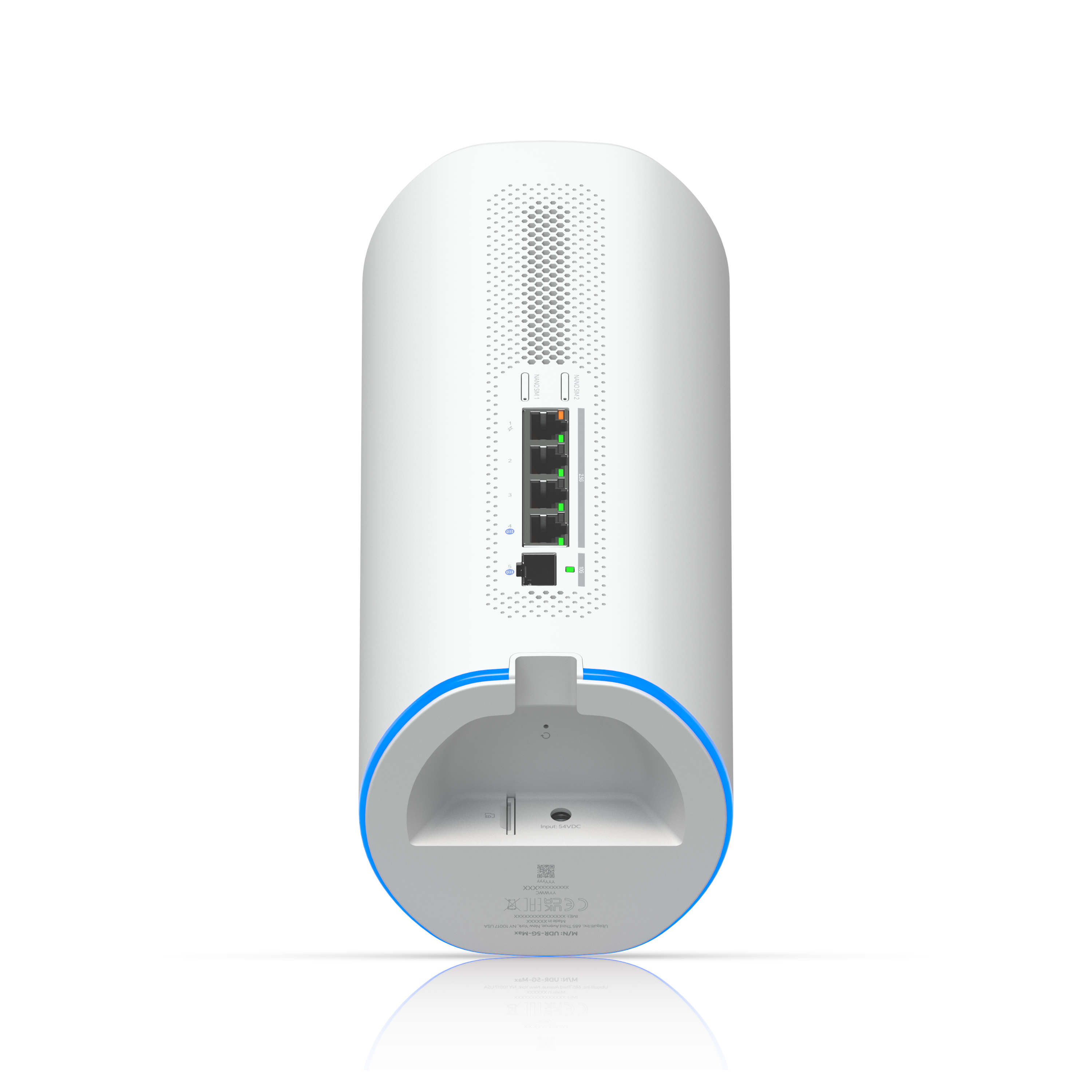 Achter- onderkant Ubiquiti UniFi Dream Router 5G Max