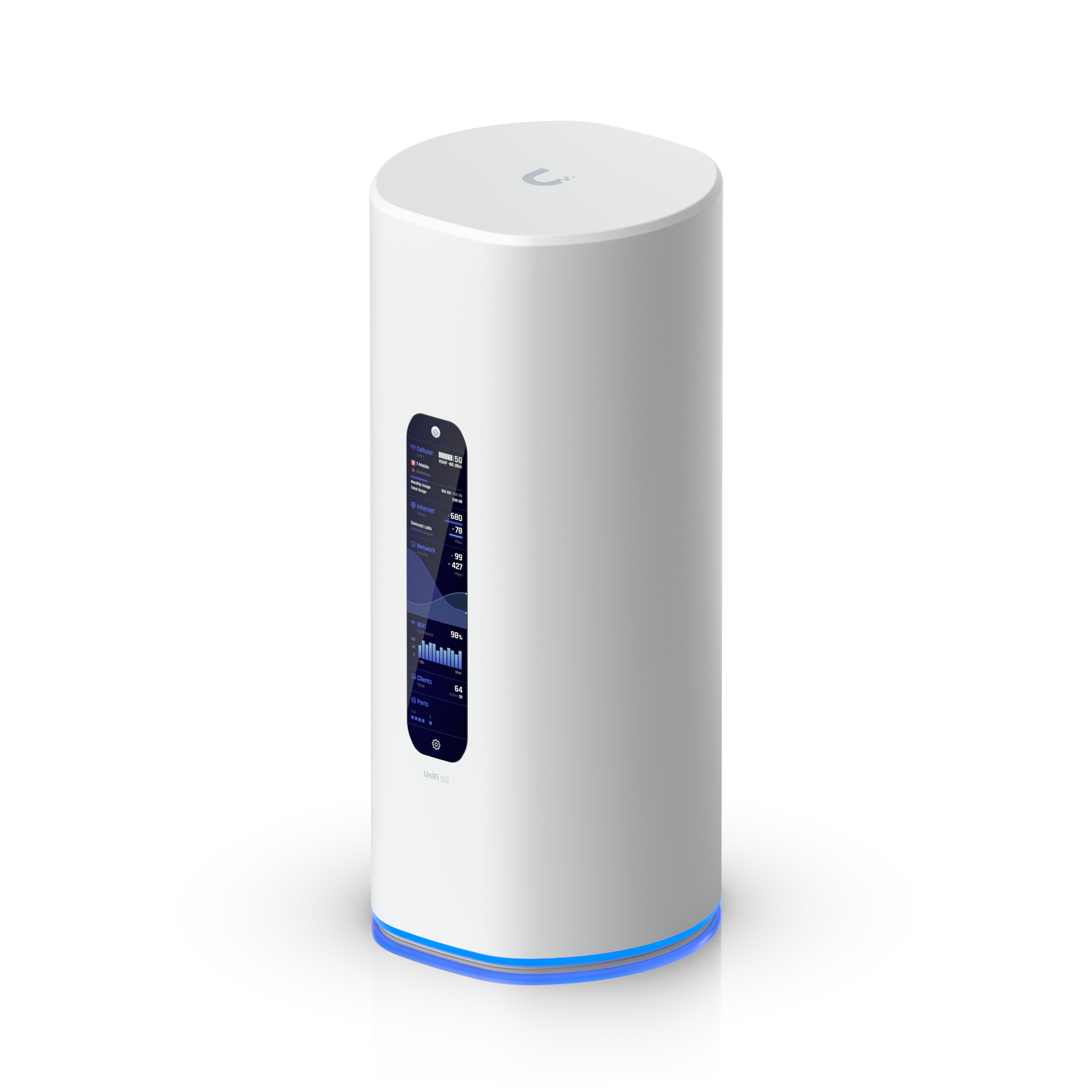 Voor- zijkant Ubiquiti UniFi Dream Router 5G Max
