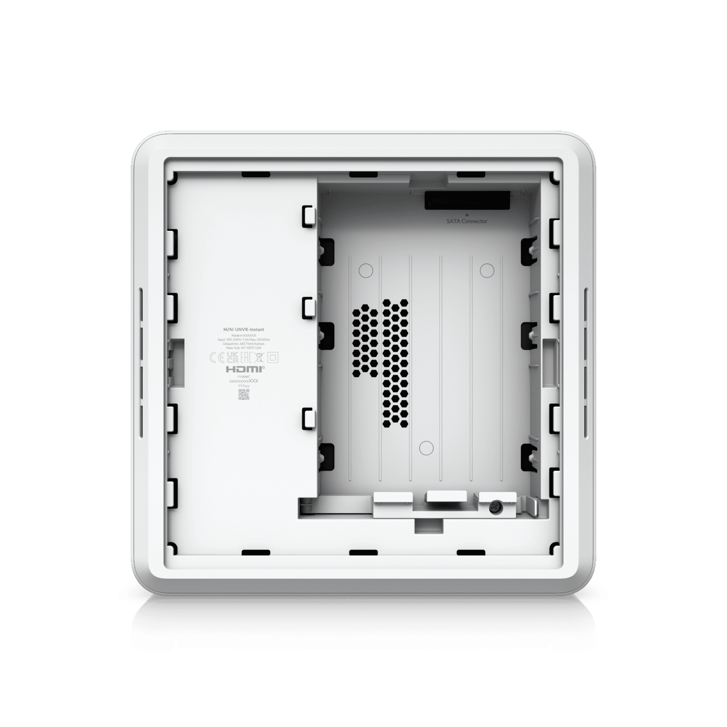 ubiquiti unvr instant below, without hdd inside