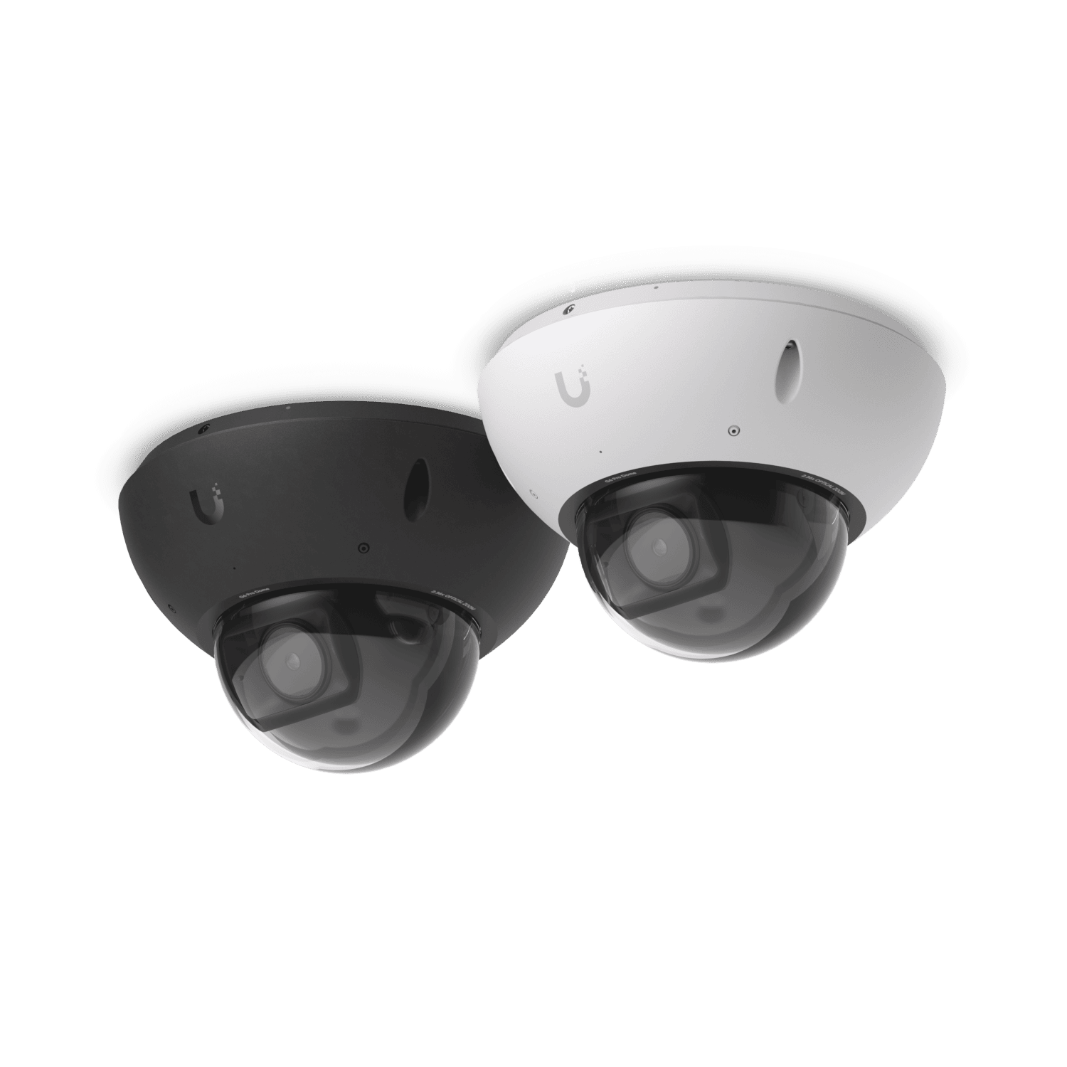 ubiquiti camera pro-dome black and white version on white background
