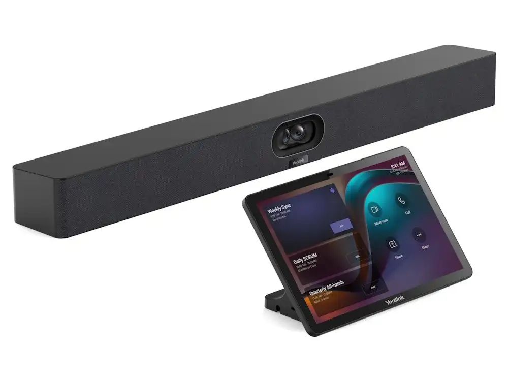 Yealink videobar en touchpaneel