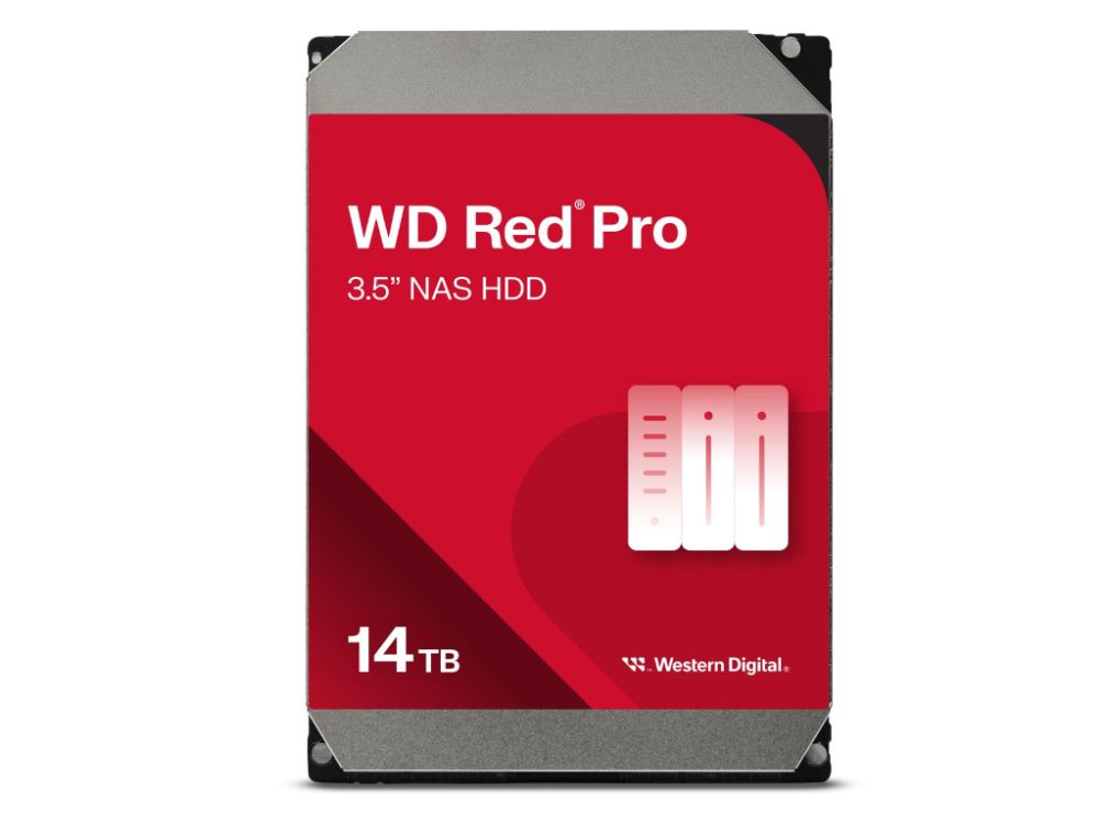 Western Digital WD Red Pro 14TB 3.5 '' SATA Harde Schijf voorkant