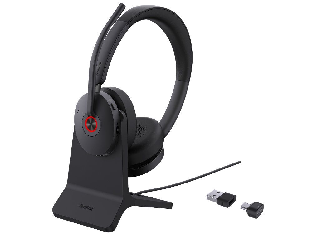 Yealink BH74 Teams Bluetooth headset, USB-C/A, met laadstandaard 