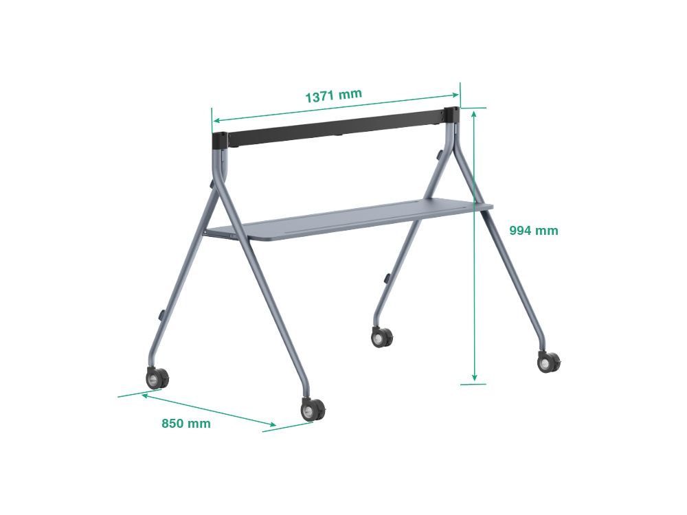 Afmetingen van de Yealink MeetingBoard Pro Floorstand voor het Yealink MeetingBoard 75 Pro display