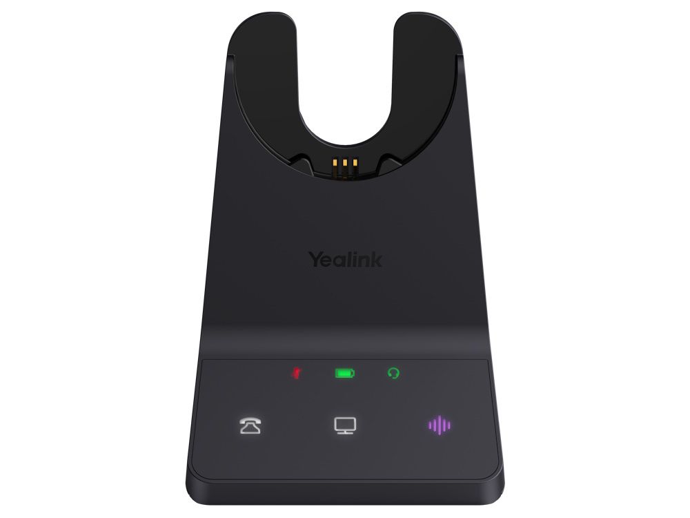 Voorkant van het basisstation van de Yealink WH64 Mono UC headset