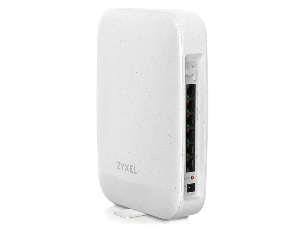 Zyxel USG LITE 60AX WiFi 6 security router zijaanzicht met poorten