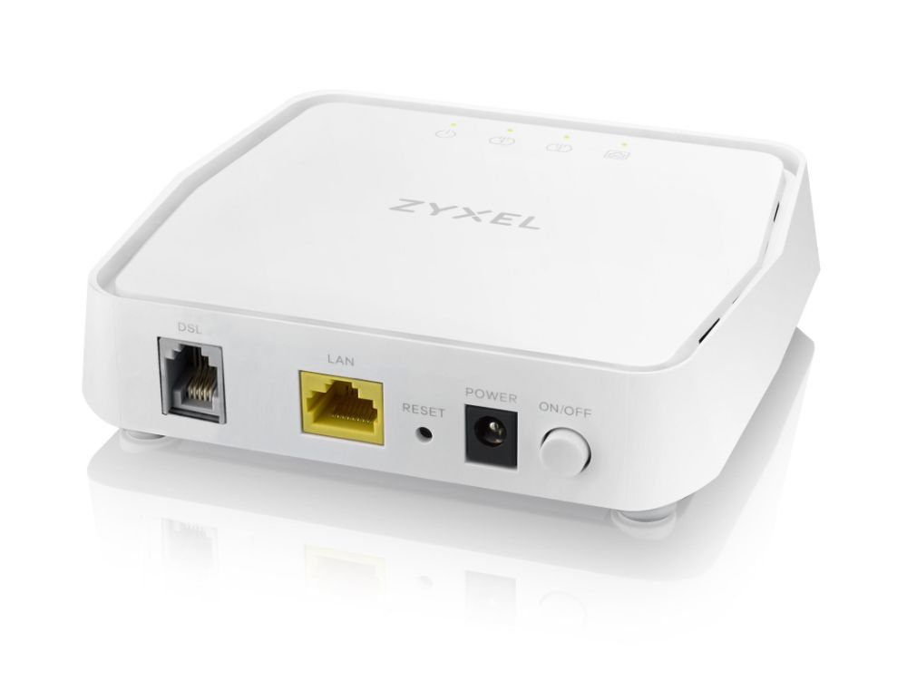 Zyxel VMG4005-B50A VDSL2 Modem Super vectoring 35b (VPlus) achterkant met aansluitingen