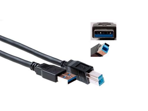 USB 3.0 kabel A-male naar B-male