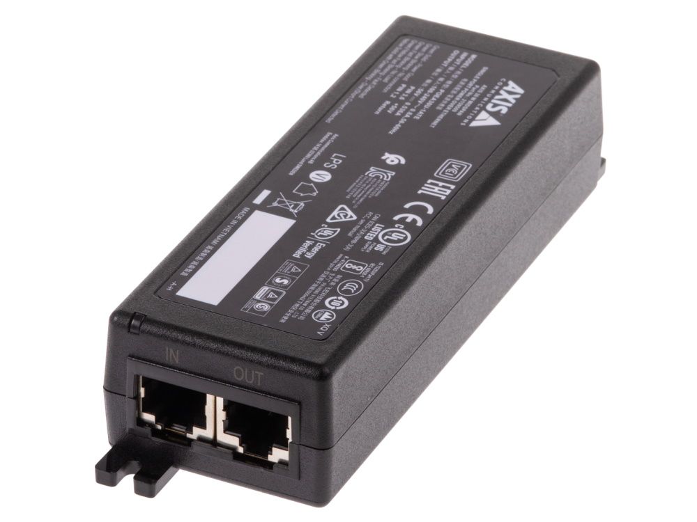 Axis 30 W Midspan PoE+ Injector
