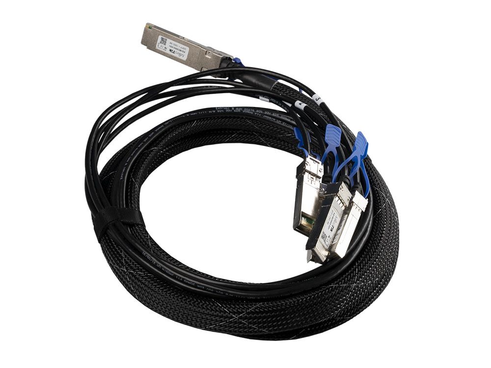 MikroTik QSFP28 naar 4x SFP28 break-out kabel