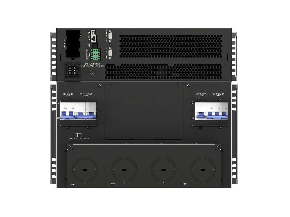 Vertiv GXT5 online dubbele conversie UPS met 16kVA vermogen achterkant