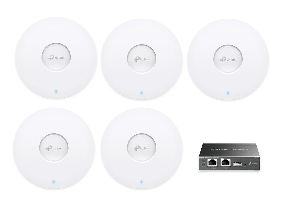 TP-Link Omada SDN EAP683 UR 5-pack access points met OC200 hardware controller