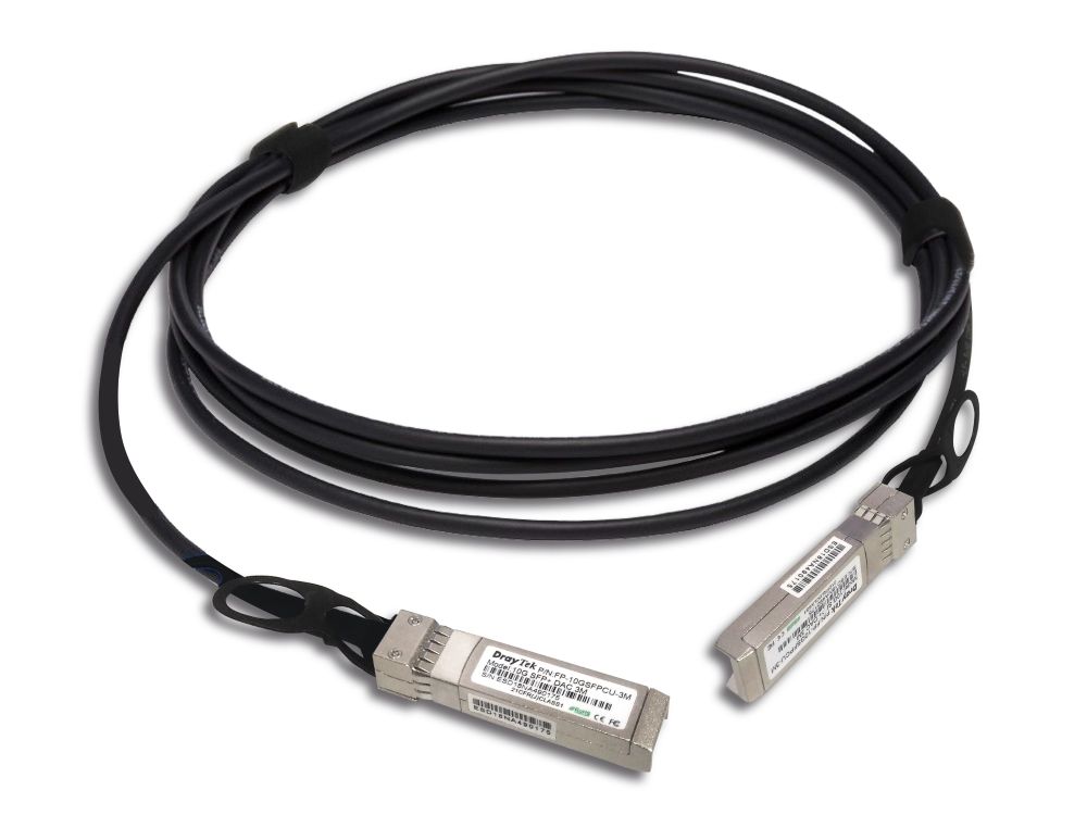 DrayTek DAC kabel 10G SFP+ 1m