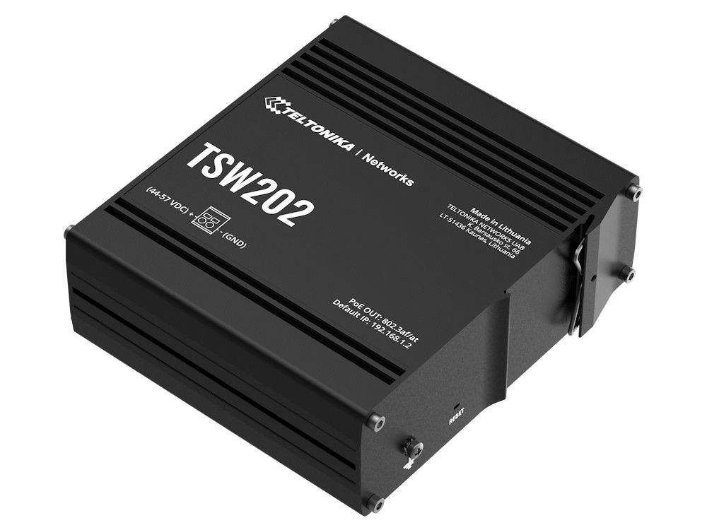 Teltonika TSW202 managed PoE+ switch