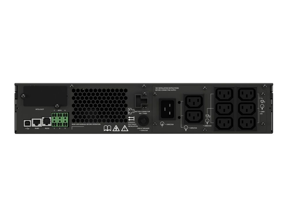 Vertiv GXT5 online dubbele conversie UPS met 2000VA vermogen aansluitingen