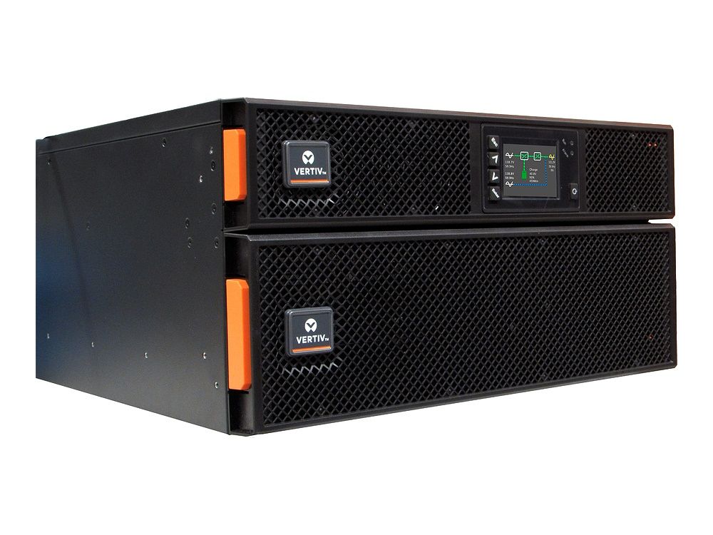 Vertiv GXT5 online dubbele conversie UPS met 6kVA vermogen rack